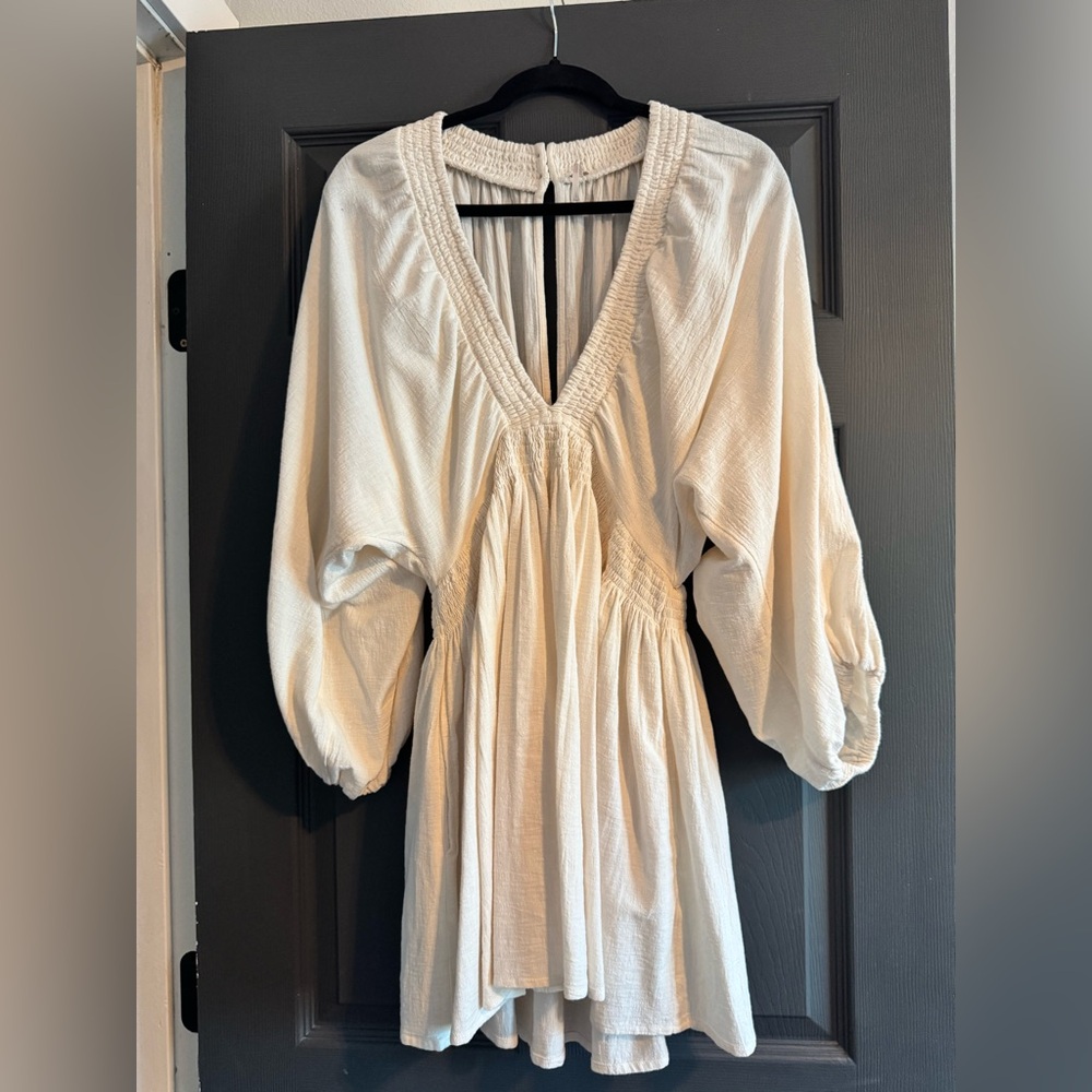 Free People for the moment Cream Dress